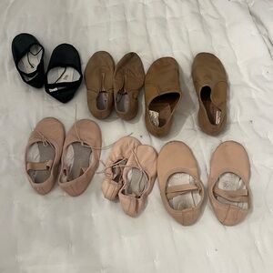 Small Lot of Kids Ballet Shoes